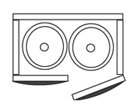 Fasskhler 2 x 50 Liter / 4 x 2 30 Liter Fsser, 1060 x...
