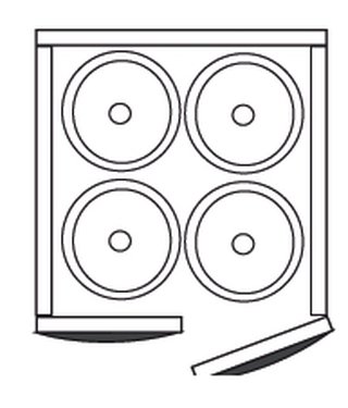 Fasskhler 4 x 50 Liter  / 8 x 30 Liter Fsser, 1060 x...