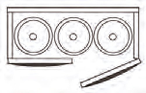 Fasskhler 3 x 50 Liter / 6 x 30 Liter Fsser, 1465 x 730...