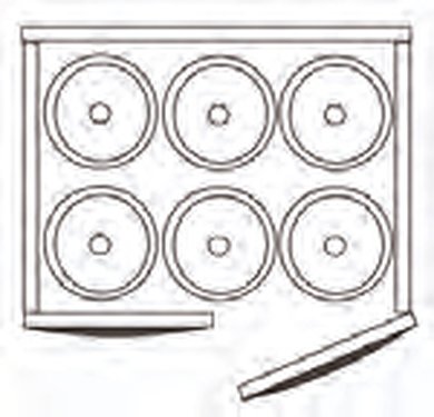 Fasskhler 6 x 50 Liter / 12 x 30 Liter Fsser 1465 x 995...