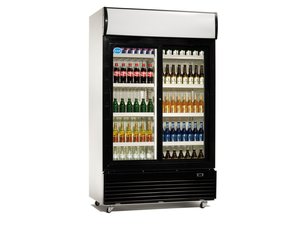 Flaschenkhlschrank mit 2 Schiebetren, 1000 Liter, BTH...