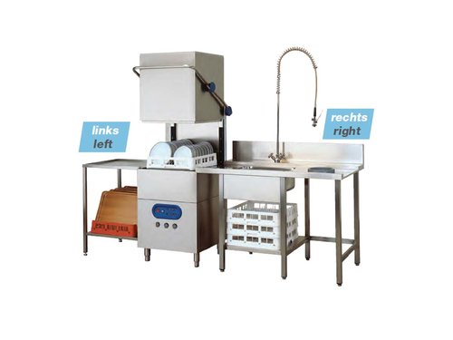 Ablauftisch rechts 844x574x850 mm (BxTxH)