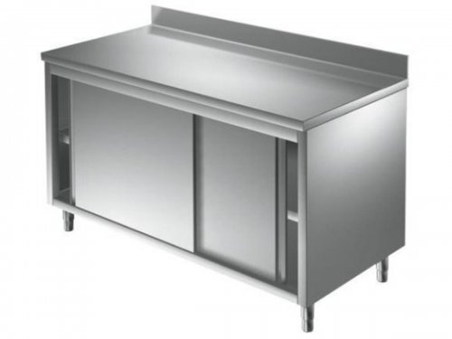 Arbeitsschrank mit Aufkantung, BTH 120 x 60 x 85 cm 