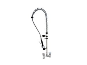 Geschirrbrause DN17 mit 2-Loch-Wandmischbatterie, inkl....