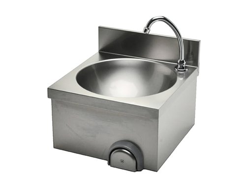 Handwaschbecken mit Kniebedienung und Amatur, BTH 40 x 40...