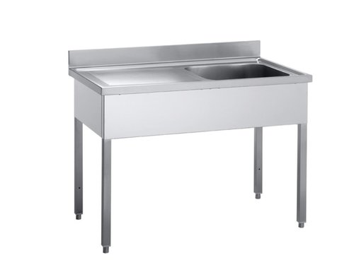 Sp�ltisch 1 Becken rechts 100 x 70 x 85 cm