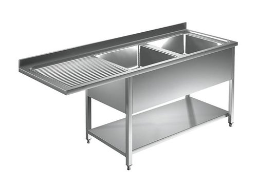 Sp�lzentrum 2 Becken rechts 160 x 70 x 85 cm