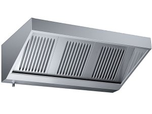 Wandhaube mit Motor und Regler, BTH 80 x 70 x 45 cm