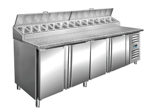 Zubereitungstisch mit Granit Arbeitsplatte 2500 x 850 x...