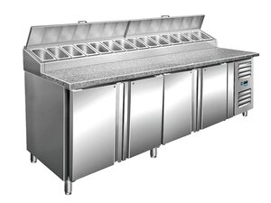 Zubereitungstisch mit Granit Arbeitsplatte 2500 x 850 x...