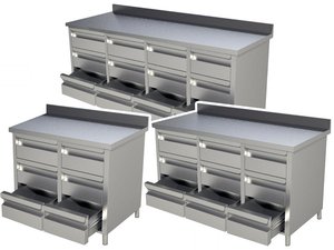 Schubladenschrank, Bautiefe 70 cm, mit 6 bis 12...