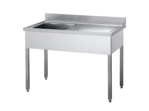 Spltisch Bautiefe 70 cm, 1 Becken links, mit...