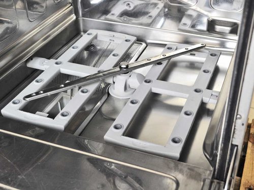 Glsersplmaschine Winterhalter GS 215 Cool mit Kaltnachsplung, Korbma 50 x 50 cm , BTH 60 x 60 x 70 cm