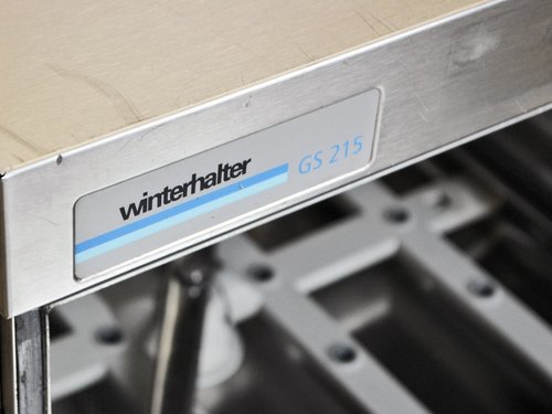 Glsersplmaschine Winterhalter GS 215 Cool mit Kaltnachsplung, Korbma 50 x 50 cm , BTH 60 x 60 x 70 cm