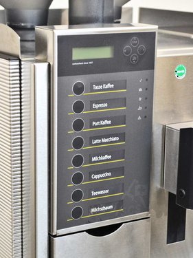 Kaffeevollautomat SCS Single mit 2 Mahlwerken, 2 Bohnenbeh�ltern und Cappuccinatore