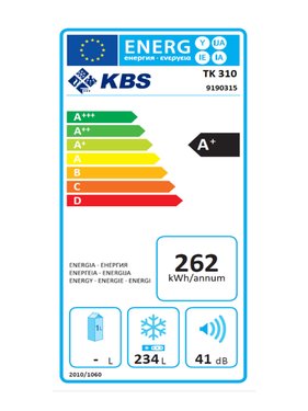 Energiespar-Tiefkhlschrank TK 310 schwarz, mit stiller...