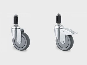 Rollenset mit 4 Rollen fr Arbeitstische