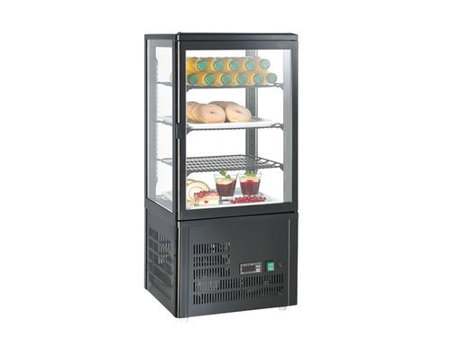 Aufsatzgetrnkekhler schwarz, 68 Liter, Umluft,...