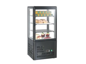 Aufsatzgetrnkekhler schwarz, 68 Liter, Umluft,...