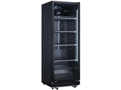 Flaschenkhlschrank, 360 Liter, schwarz, 620x635x1732 mm
