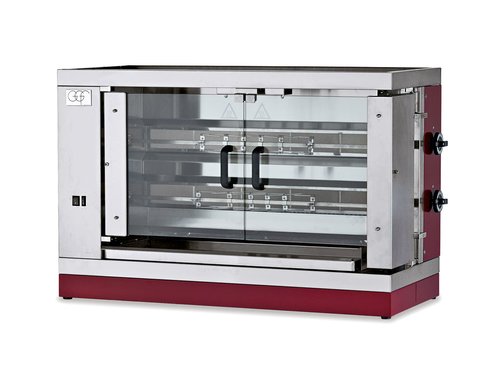 Gas Hhnchengrill fr 8 - 10 Hhnchen mit 2 Brenner