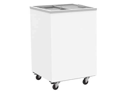 Flaschen-Khltruhe 133 Liter 573x573x904mm rollbar