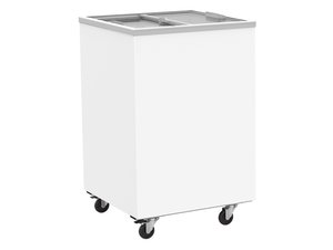 Flaschen-Khltruhe 133 Liter 573x573x904mm rollbar