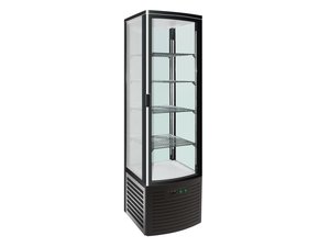 Getrnke & Kuchenvitrine, schwarz, LED Beleuchtung,...