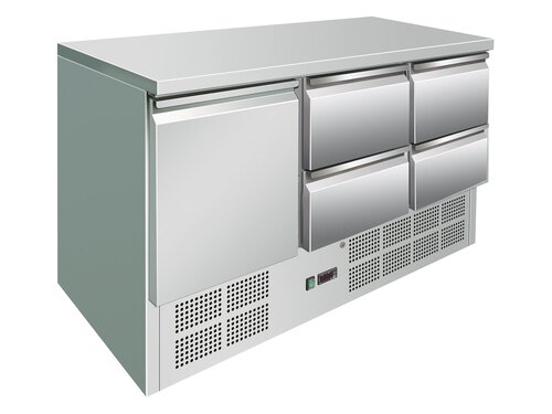 Khltisch, Inhalt 400 Liter, 1 Tr, 4 Schubladen, ohne...