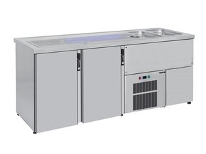 Ausschanktheke 1950x700x950 mm, 2 T�ren f�r Flaschen oder...