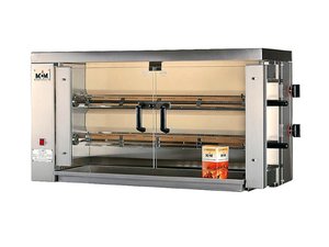 Gas Hhnchengrill fr 10 - 12 Hhnchen mit 2 Spieen