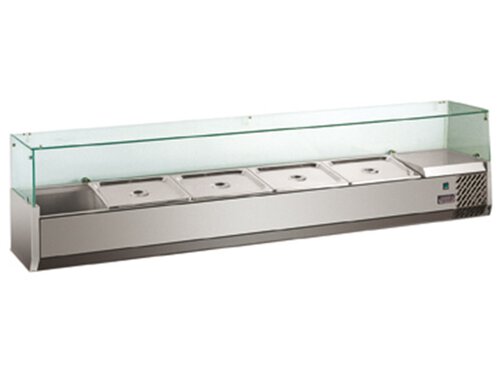 Pizzakhlaufsatz mit Glasaufsatz, fr 6x GN 1/3, BTH 140...