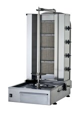 Gas Gyrosger�t D�nergrill Gyrosgrill mit 4 Brenner 13 kW...