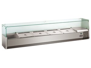 Pizzakhlaufsatz mit Glasaufsatz, fr 9x GN 1/3, BTH 200...