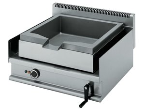 Kippbratpfanne mit manueller Kippvorrichtung, Tischgert,...