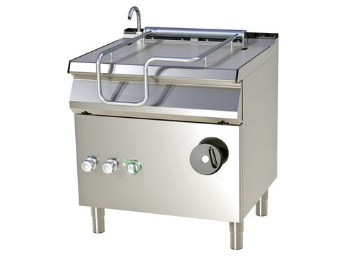 Kippbratpfanne Elektro 400 V mit optionalem Eisen- oder...