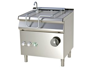 Kippbratpfanne Elektro 400 V mit optionalem Eisen- oder...