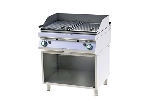 Lavasteingrill Gas GL-780G mit offenem Unterbau