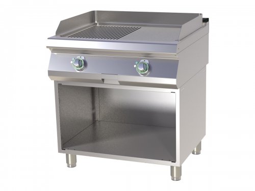 Griddleplatte Gas FTHR-780G mit glatt/gerillter...