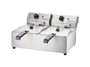 Doppelfritteuse ohne Ablasshahn, Inhalt 2x 8 Liter,...