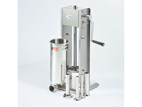 Wurstf�ller Edelstahl, Inhalt 5 Liter, inkl. 4 F�llaufs�tze