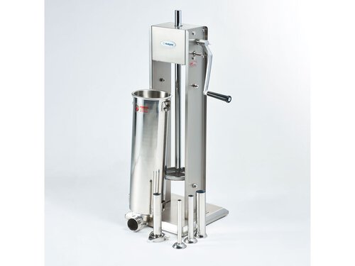 Wurstfller Edelstahl, Inhalt 7 Liter, inkl. 4 Fllaufstze