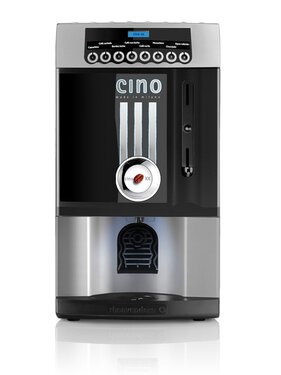 Servomat Steigler Cino XX PB Gewerbe Kaffeevollautomat mit Mahlwerk und Festwasser schwarz