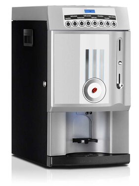 Servomat Steigler Cino XX PB Gewerbe Kaffeevollautomat mit Mahlwerk und Festwasser silber