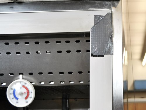 Edelstahl K�hlschrank, f�r GN 1/1, Inhalt ca. 230 Liter, BTH 500 x 700 x 2040 mm