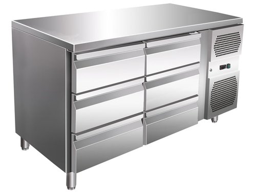 Khltisch mit 6 Schubladen, 314 Liter, GN1/1, mit und...