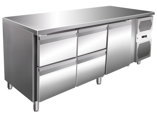 Khltisch mit 1 Tr, 4 Schubladen, 464 Liter, mit und...