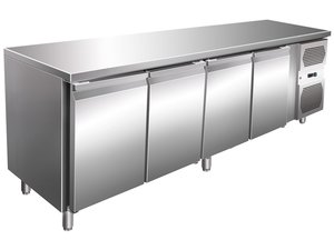 K�hltisch mit 4 T�ren, 616 Liter, GN1/1, mit und ohne...