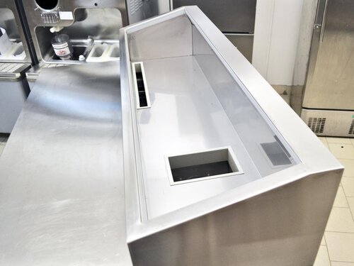 K�hltisch Gram K 1407 CSG PT mit Belegstation f�r 7x GN 1/3, 5 Schubladen, BTH 129 x 80 x 120 cm