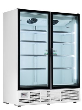 Flaschenkhlschrank KIWI 1620 mit 2 Glastren, Inhalt...